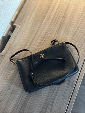 Tory Burch Kira Pebbled Leather Crossbody Bag